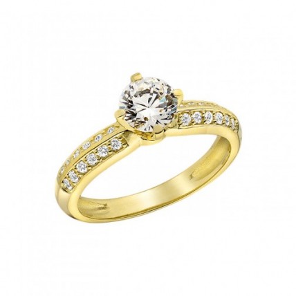 Δαχτυλίδι Χρυσό 14K (RI415 - RY140)